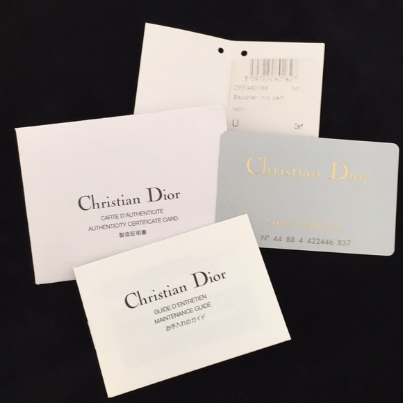 NWOT DIOR Baudrier Vintage Brown Leather XL Saddle Bag and Wallet Matching Set - Picture 15 of 15